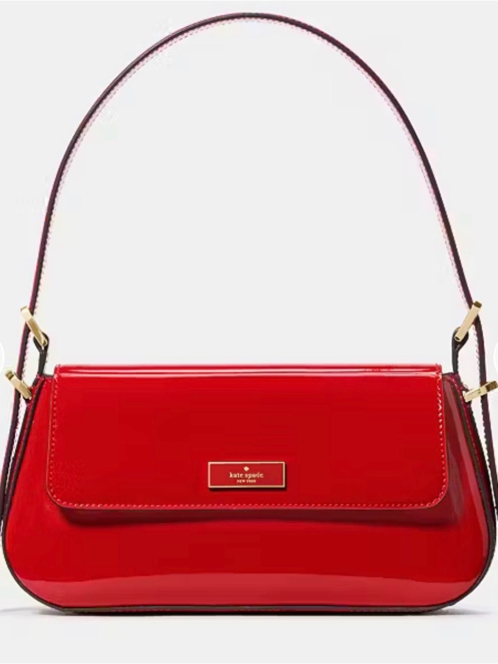 NWT Kate Spade Bridget Small Patent Leather Shoulder Bag in Red - Stunning!